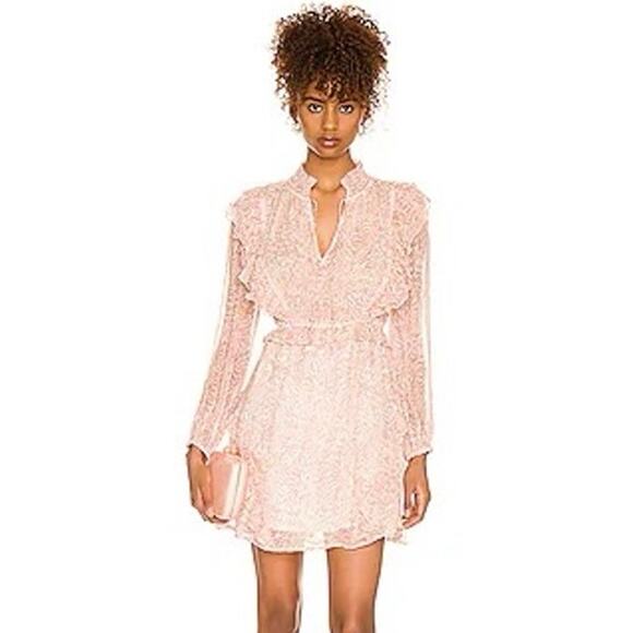 $248 New Cleobella Zaria Mini Dress - Zebra - small